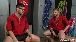 Thick Hunk Guy Bennett Anthony and Horny Angel Ventura getting bored after Lifeguard Duty