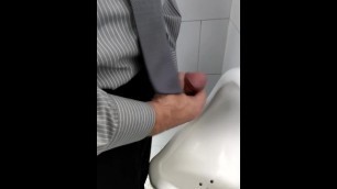 Daddy Piss in Urinal