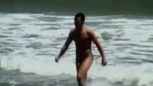 Big Spain Daniel Lopez Caught Naked On The Beach Mygaysites