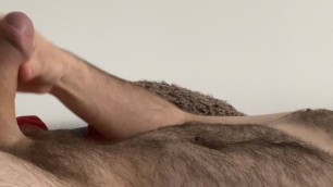 Gay hairy bear has some alone time