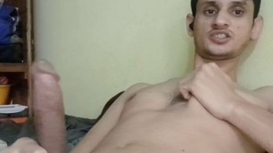 Twink Jerking off his horny dick and cum out