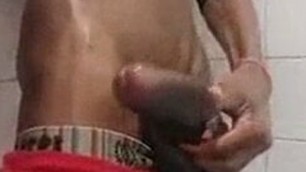 Indian boy with big dick has extremely huge cumshot, cuckold, Indian boy