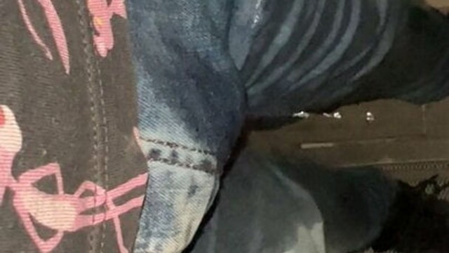 Wet jeans and sperm