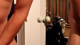 THICK WHITE COCK WANKS AND SPEWS HUGE LOAD EVERYWHERE ALL OVER MIRROR! HD VIDEO