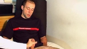 A Str8 Delivery Guy Serviced His Big Cock by a Guy in Spite of Him !gay