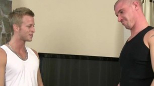 Blonde Gay's Personal Trainer Gets Face and Ass Fuckedgay