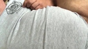 DADDY WITH HUGE BELLY PLAYS, HANDS-FREE CUM COMPILATION
