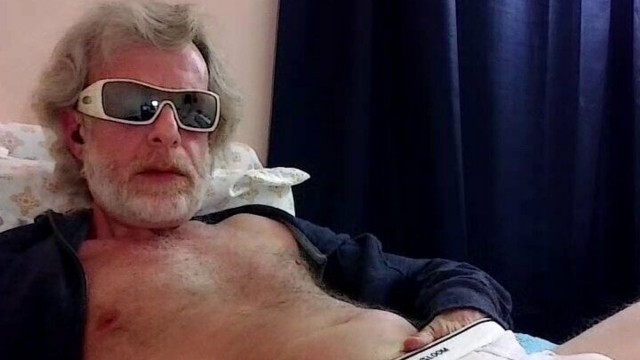 JerkinDad14 - Hairy Bearded Gen X Daddy With Big Balls Strokes His Big Greasy Cock For You