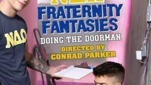 Handsome Fratboy Doorman Bribes Cute Pledge