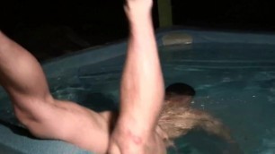 Home Movie:straight Marine Nick Naked in My Hot Tubgay