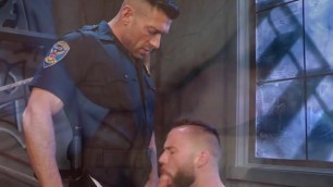 Hothouse Cop Caught Hunky Troublemaker and Fucks Himgay